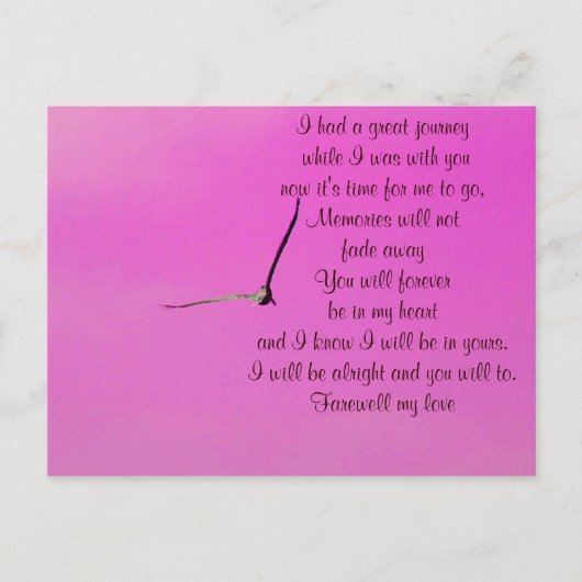Farewell_ Briefkaart (Voorkant)