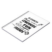 Farewell Cowerker Boss - we zijn Friends Custom Notitieboek (Linkerzijde)