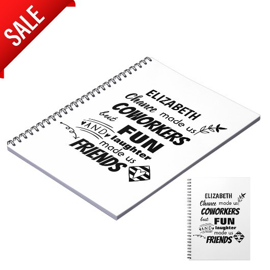 Farewell Cowerker Boss - we zijn Friends Custom Notitieboek