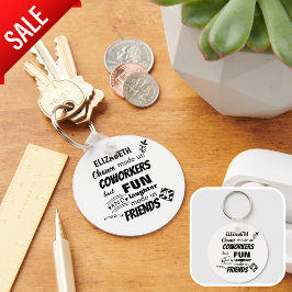 Farewell Cowerker Boss - we zijn Friends Custom Sleutelhanger