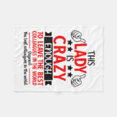 Farewell Coworker Leaving Job, Coworker Going Away Fleece Deken (Voorkant (Horizontaal))