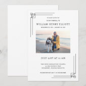 Farewell Funeral Service: viering van Life Photo F Kaart (Voorkant / Achterkant)