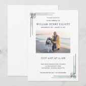 Farewell Funeral Service: viering van Life Photo F Kaart (Voorkant / Achterkant)