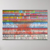 Farewell gedicht door Jorge Luis Borges Poster (Voorkant)