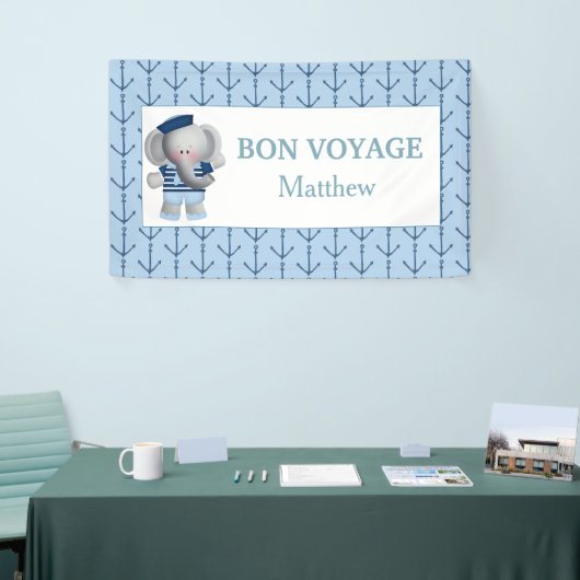 Farewell Goodbye Sailor Anchor Party Banner (Beurs)