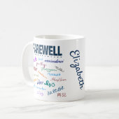 Farewell Goodbye vertrekt Koffiemok (Voorkant links)