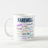 Farewell Goodbye vertrekt Koffiemok (Links)