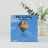 Farewell/Goway Party Invitation Kaart (Staand voorkant)