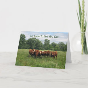 Farewell Group Card Kaart