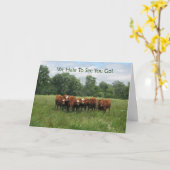 Farewell Group Kaart (Gele Bloem)