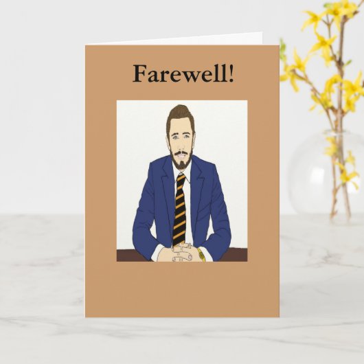 Farewell-kaart Kaart (Gele Bloem)