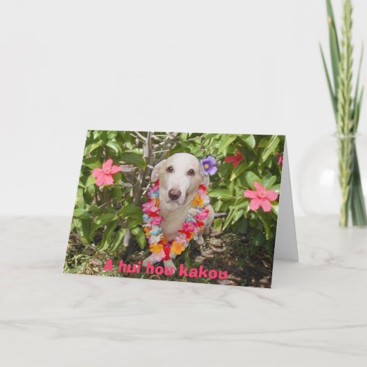 Farewell-kaart Kaart (Voorkant)