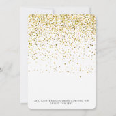 Farewell Lunch Floral Lily Kaart (Achterkant)