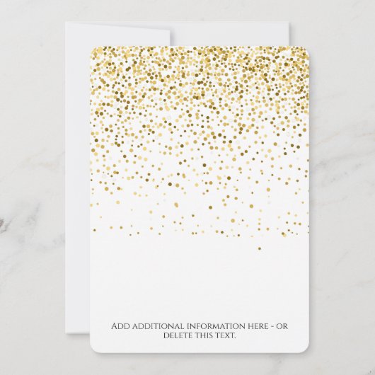 Farewell Lunch Floral Lily Kaart (Achterkant)