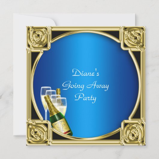 Farewell Party Invitation Card Goede dag Kaart (Voorkant)