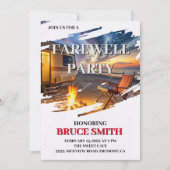 Farewell Party Invitation Kaart (Voorkant)