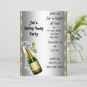 Farewell Party Invitation Kaart (Staand voorkant)