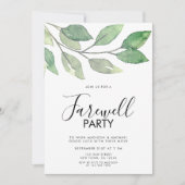 Farewell Party Invitation Kaart (Voorkant)