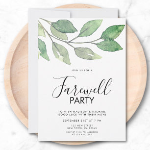 Farewell Party Invitation Kaart