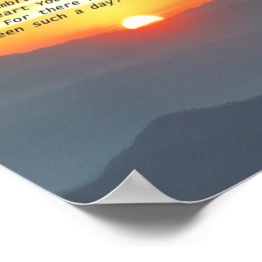 Farewell To The Day Poster (Hoek)