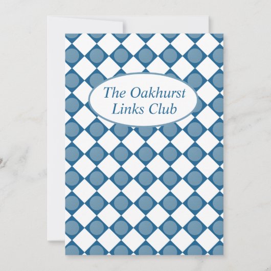 Farewell to the Fairways A Toast to the Season Kaart (Voorkant)