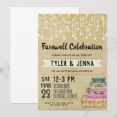 Farewell weggaat uitnodiging (Voorkant / Achterkant)