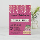 Farewell weggaat uitnodiging (Staand voorkant)