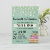 Farewell weggaat uitnodiging (Staand voorkant)