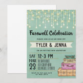 Farewell weggaat uitnodiging (Voorkant / Achterkant)