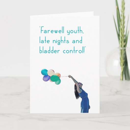 'Farewell youth!' card. Kaart (Voorkant)