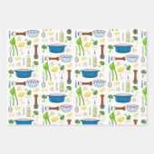 Farfalle Bow stropdas Pasta met knoflook en citroe Inpakpapier Vel (Voorkant)