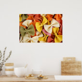 farfalle pasta poster (Keuken)
