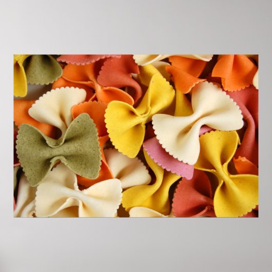 farfalle pasta poster (Voorkant)