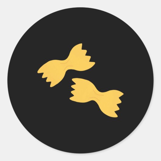 Farfalle Pasta Sticker (Voorkant)