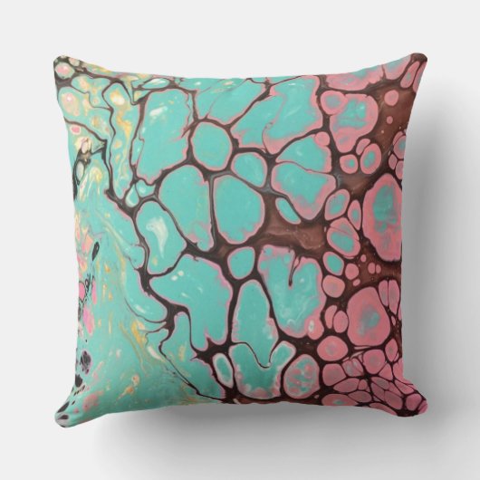 Färg och form i varje hörn kussen (Achterkant)