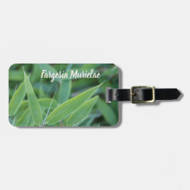 Fargesia murielae Bamboo plant voor tuinbouwcadeau Bagagelabel