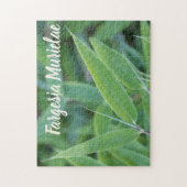 Fargesia murielae Bamboo plant voor tuinbouwcadeau Legpuzzel (Verticaal)
