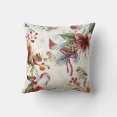 Färglös julfoto-dekorativ fyllning kudde kussen (Achterkant)