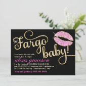Fargo Baby Glitzy Kiss Metallic Kaart (Staand voorkant)