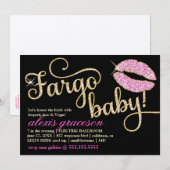 Fargo Baby Glitzy Kiss Metallic Kaart (Voorkant / Achterkant)