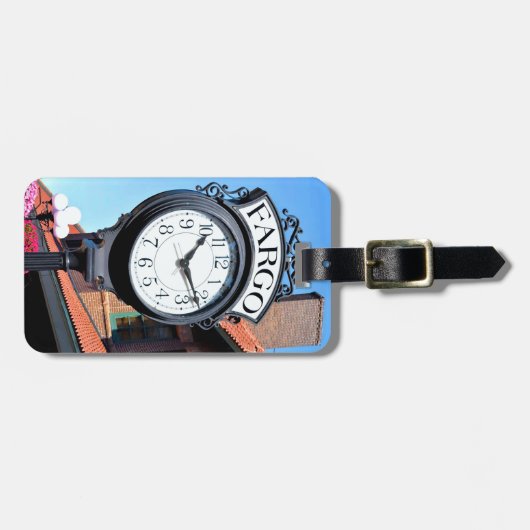 Fargo Clock Bagagelabel (Voorkant horizontaal)