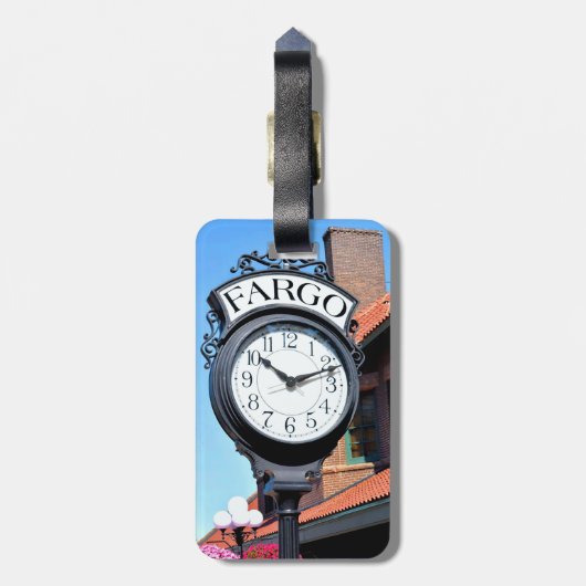 Fargo Clock Bagagelabel (Achterkant verticaal)