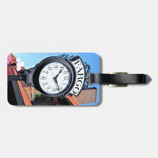 Fargo Clock Bagagelabel (Achterkant horizontaal)