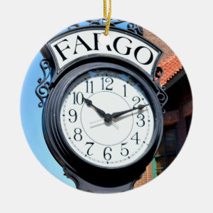 Fargo Clock Keramisch Ornament