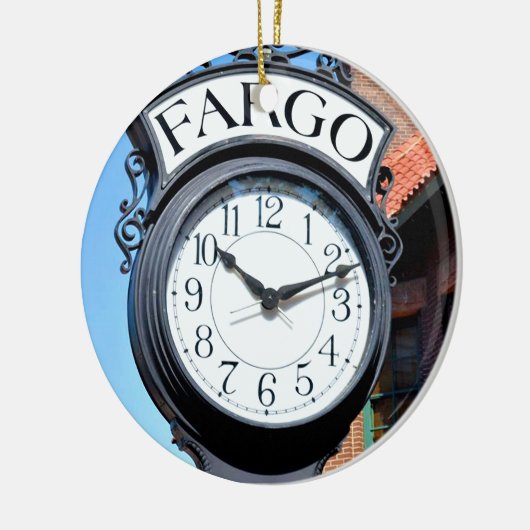 Fargo Clock Keramisch Ornament (Links)