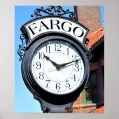 Fargo Clock Poster (Voorkant)