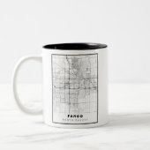 Fargo Map Tweekleurige Koffiemok (Links)