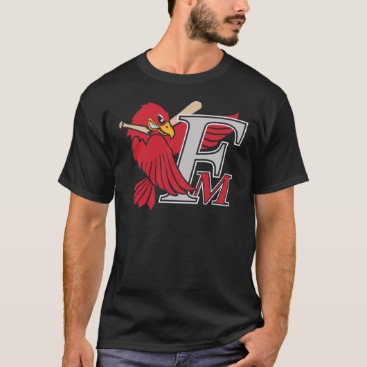 Fargo Moorhead RedHawks Classic T-Shirt (Voorkant)