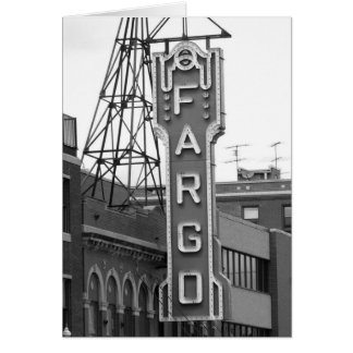 Fargo Movie Theater Placard