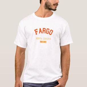 Fargo North Dakota 1871 en Retro Twin Citi T-shirt